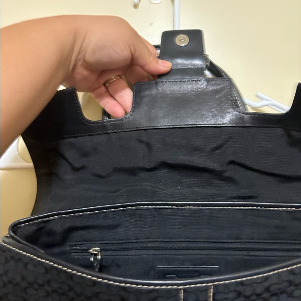 Vintage Coach 3648 Canvas Satchel Signature Soho - Picture 8 of 12